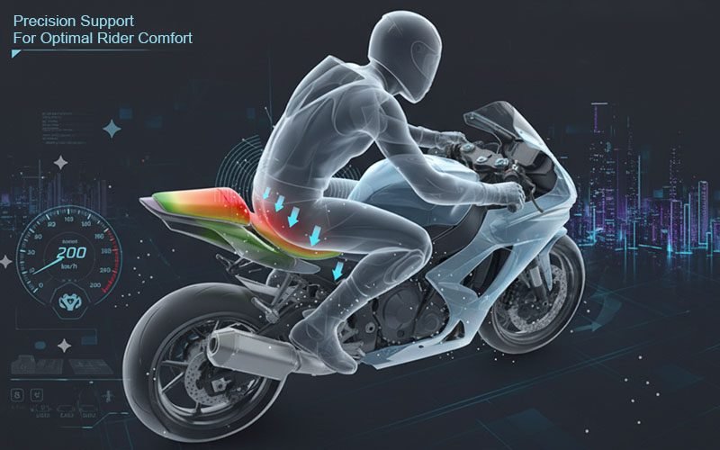 定制摩托车座垫底板 - 海绵密度&硬度 - 2