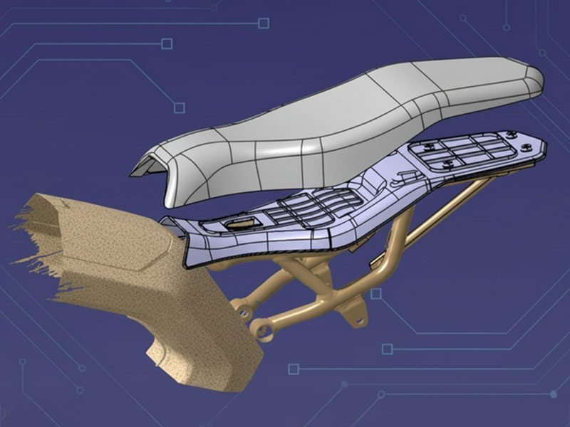 定制摩托车座垫开发 - 第2-1步 - 1