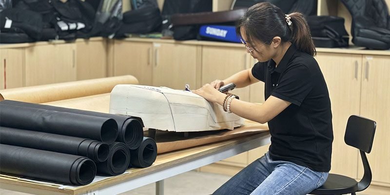 定制摩托车座垫打样 - 皮套打样 - 1